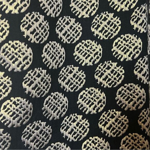 Target Limited Edition Empire Waist Gold Circle Woven Jacquard Mini Dress, Sz 4 - Picture 12 of 12